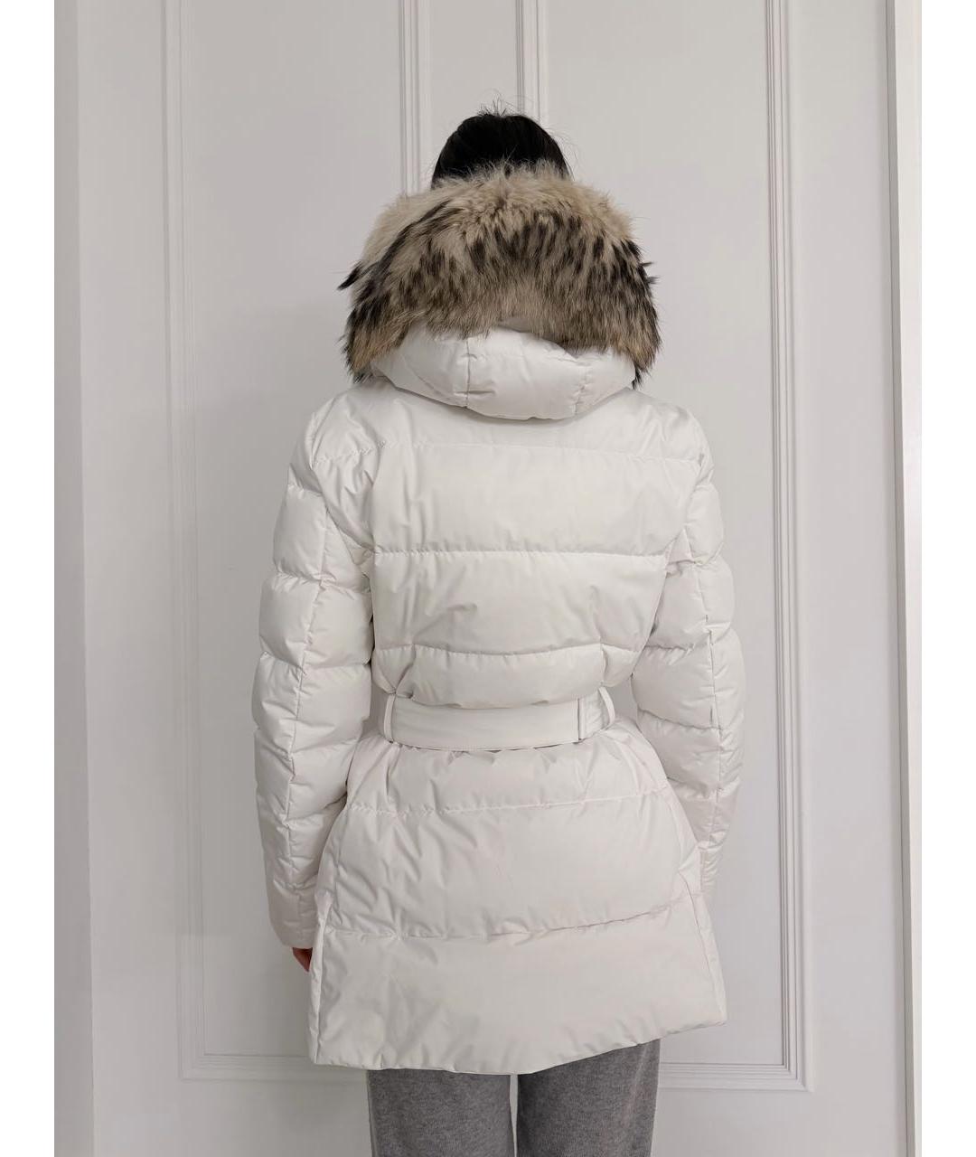 MOORER Белый полиамидовый пуховик, фото 8