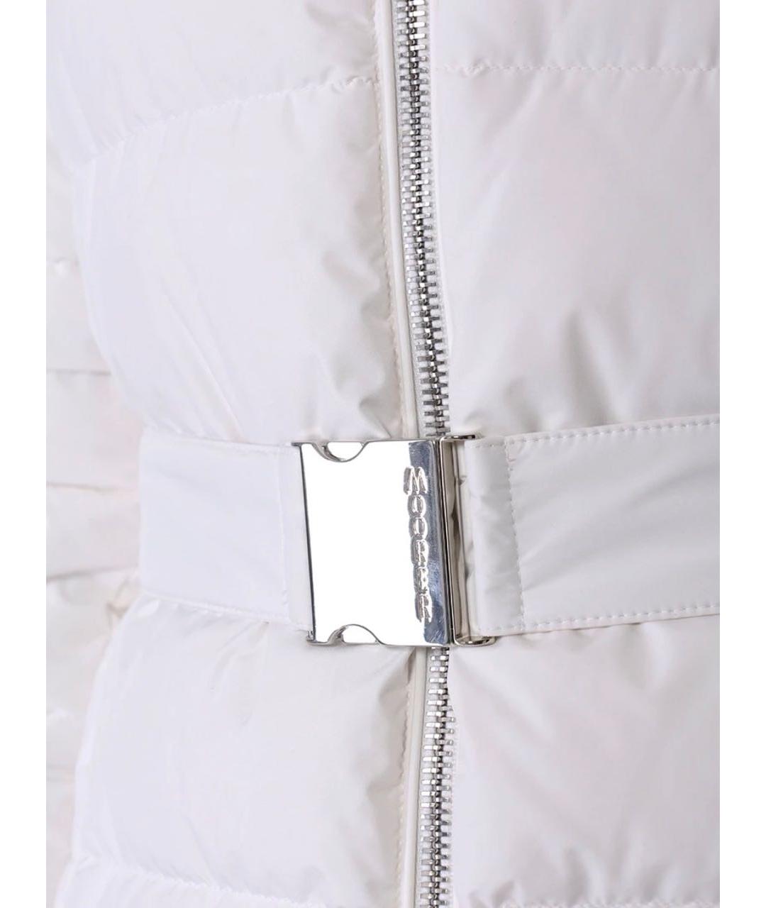 MOORER Белый полиамидовый пуховик, фото 5