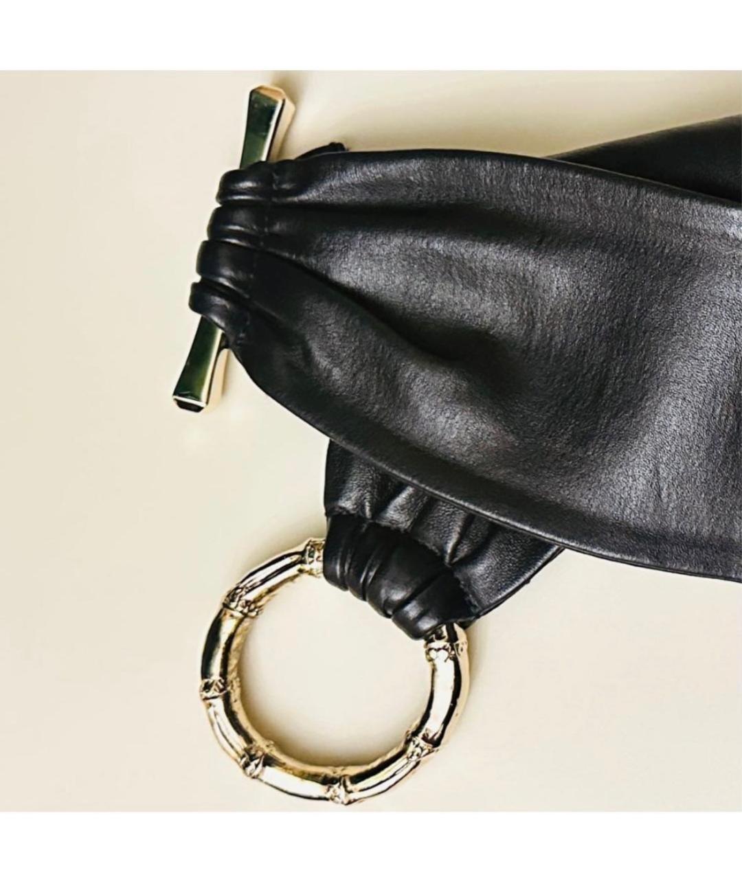 GUCCI Черный кожаный ремень, фото 2