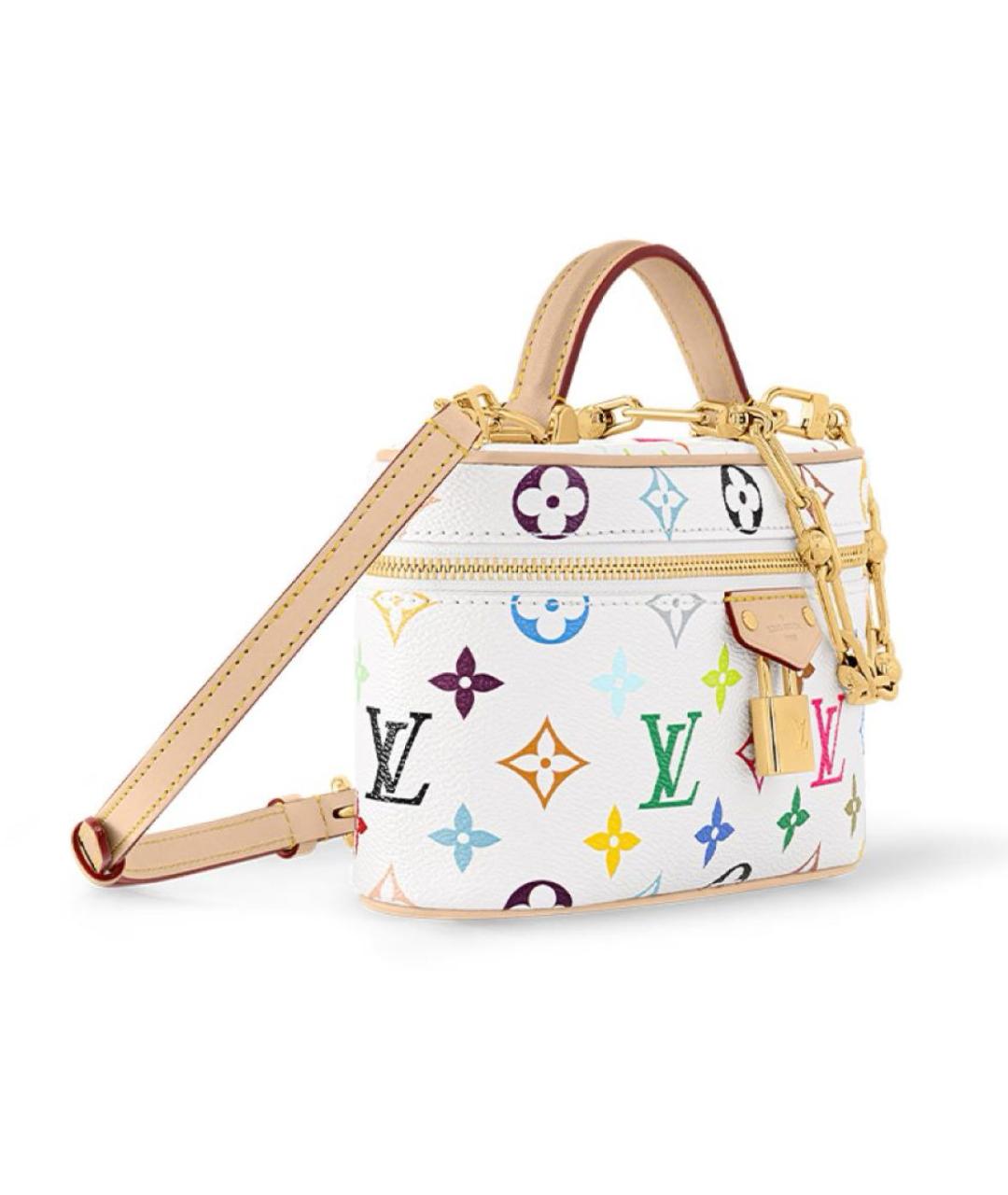 LOUIS VUITTON Белая сумка с короткими ручками, фото 3