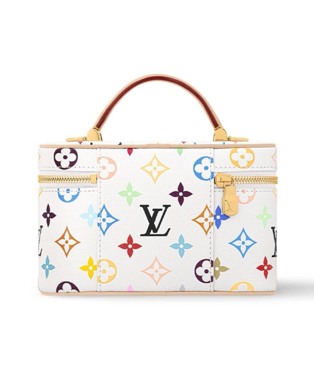 LOUIS VUITTON Белая сумка с короткими ручками, фото 4