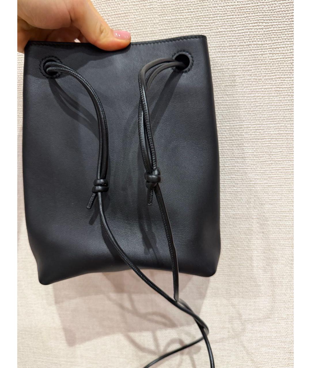 LOEWE Черная кожаная сумка через плечо, фото 3