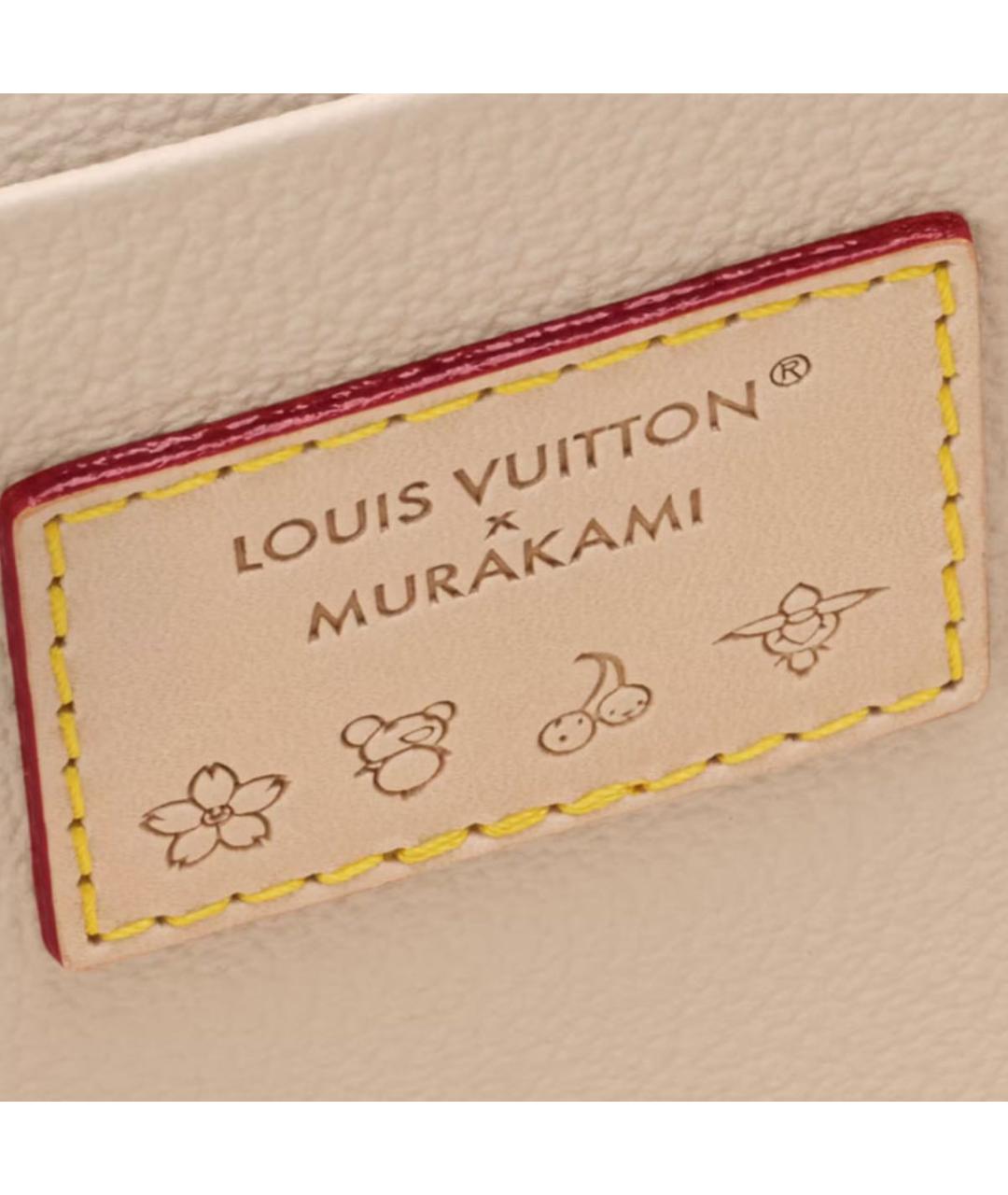 LOUIS VUITTON Белая косметичка, фото 3