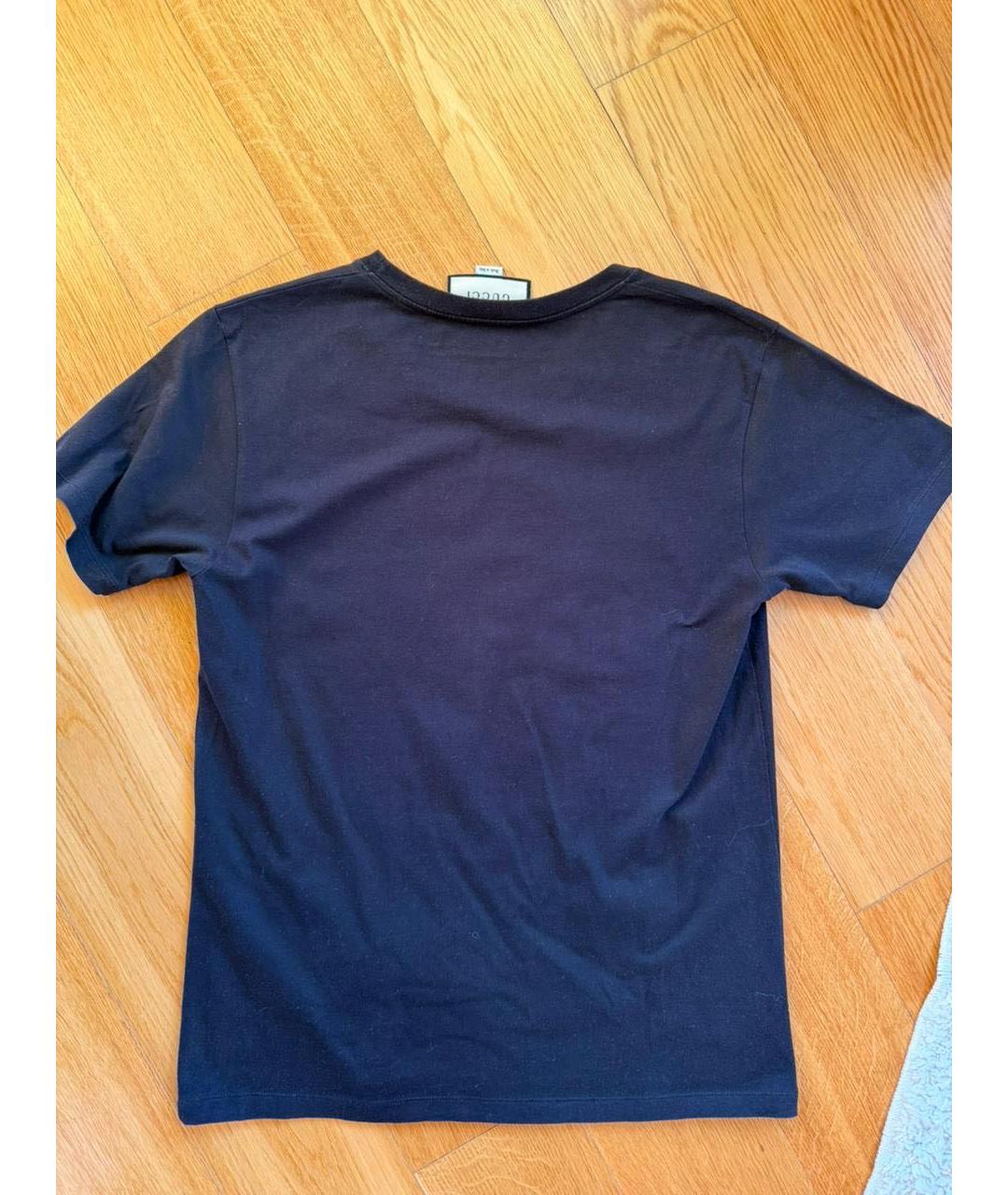 GUCCI Черная футболка, фото 2