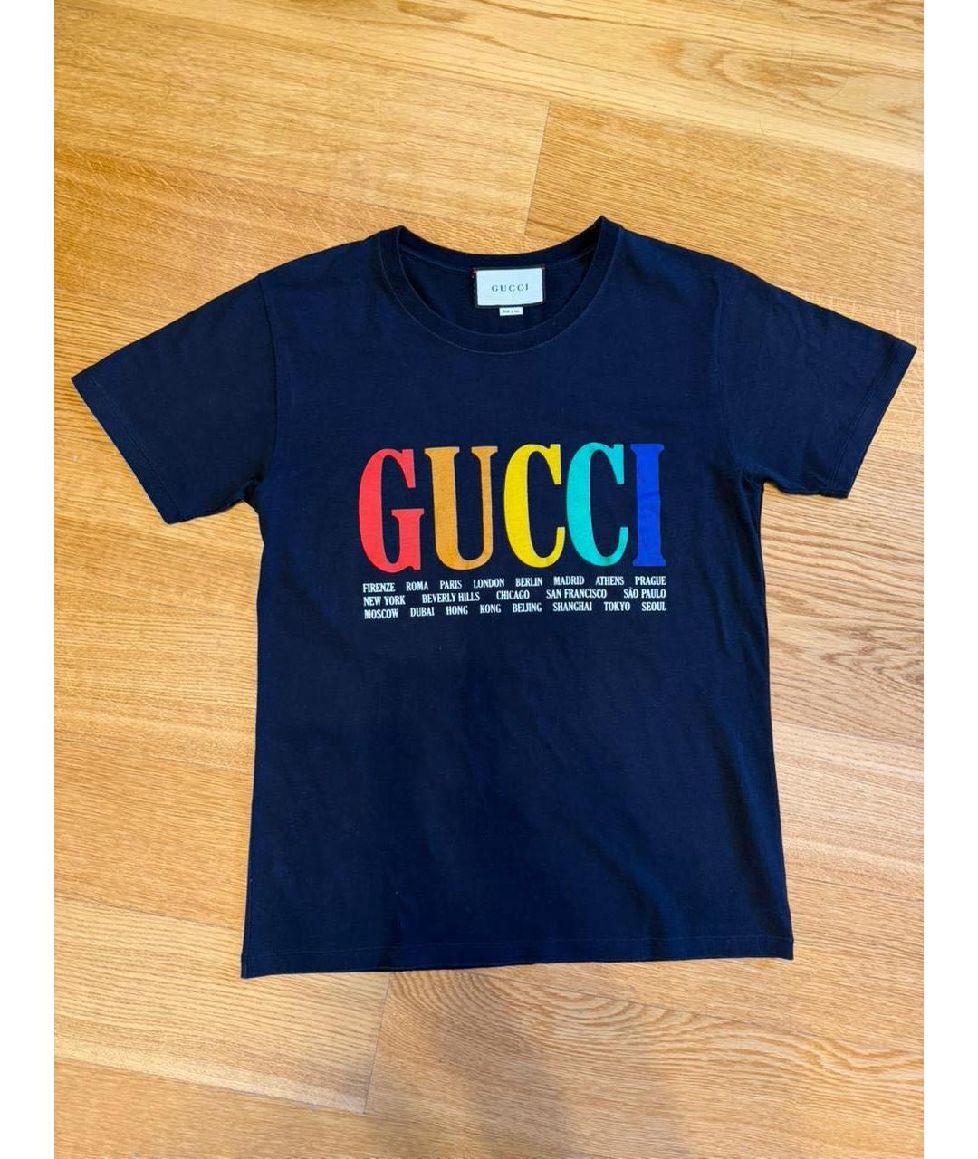 GUCCI Черная футболка, фото 6