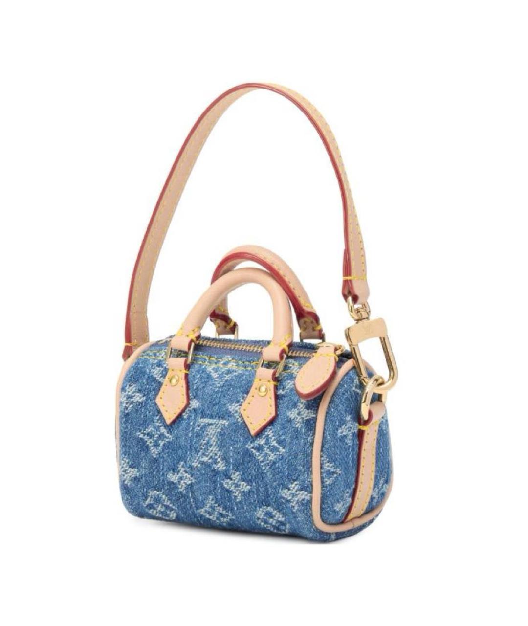 LOUIS VUITTON Синяя сумка с короткими ручками, фото 2