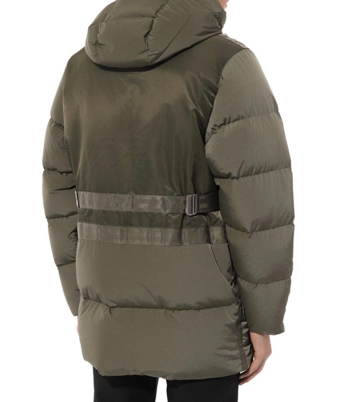 PARAJUMPERS Хаки полиамидовый пуховик, фото 2
