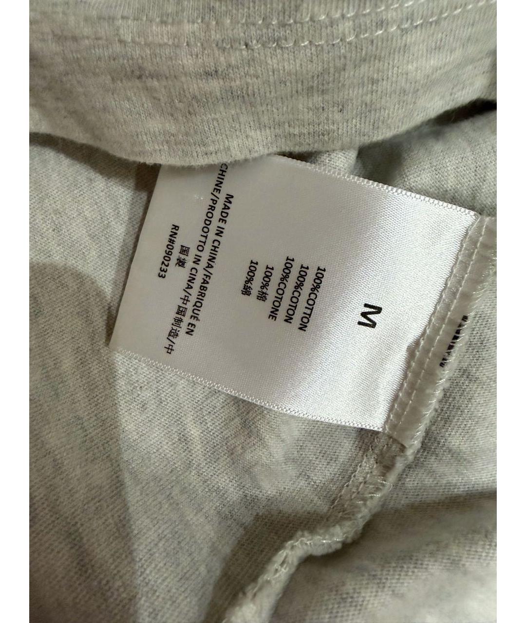 FEAR OF GOD ESSENTIALS Серая хлопковая футболка, фото 5