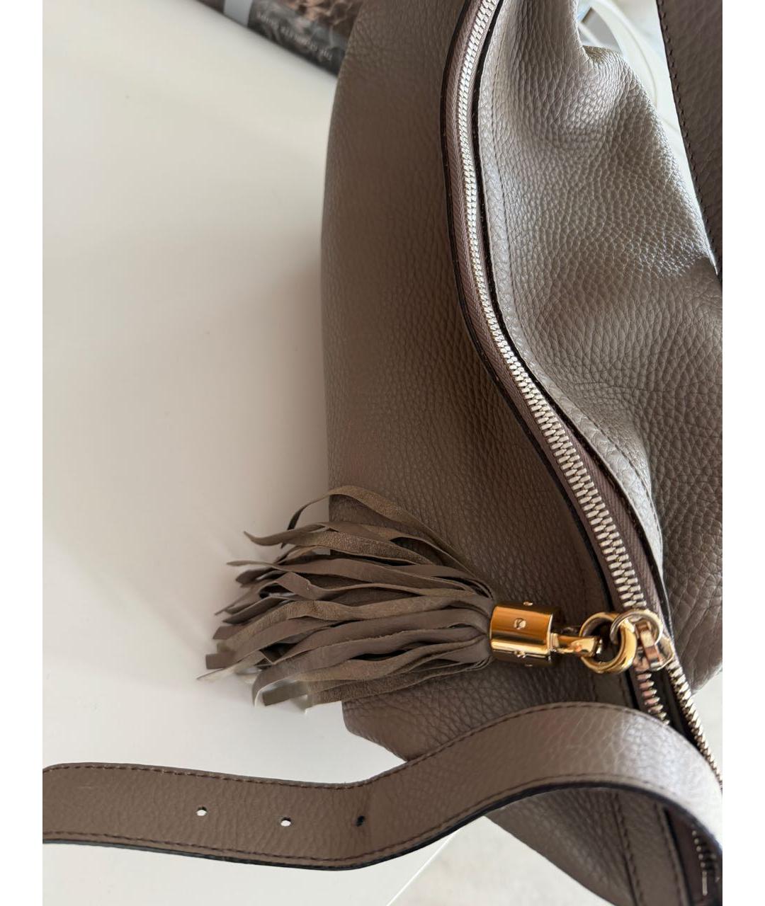 GUCCI Кожаная сумка через плечо, фото 4