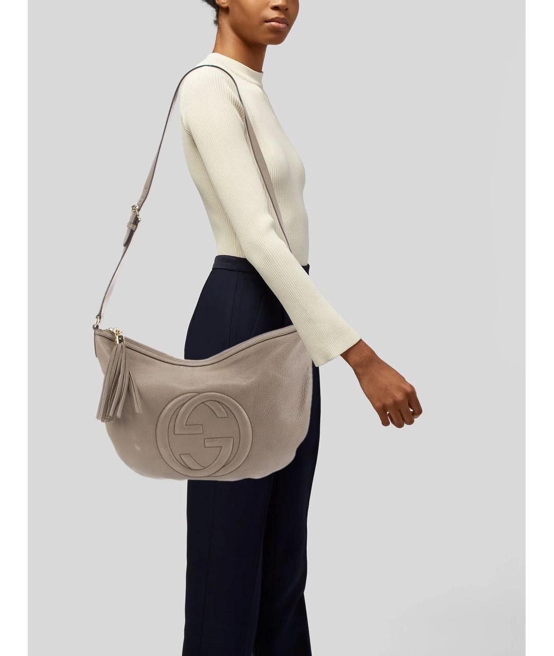 GUCCI Кожаная сумка через плечо, фото 2