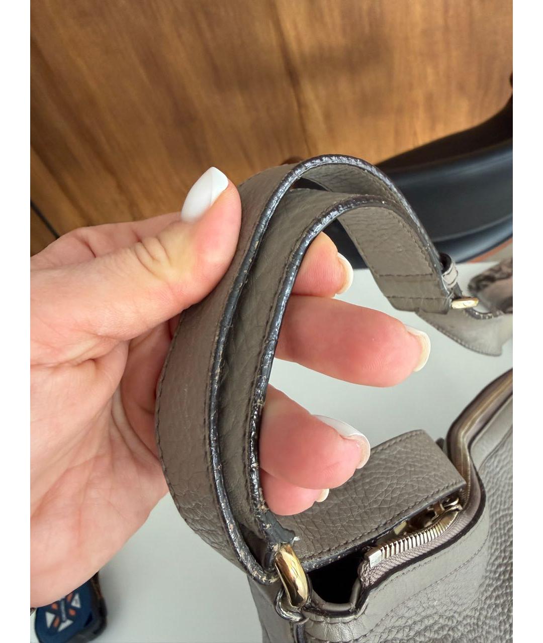 GUCCI Кожаная сумка через плечо, фото 5