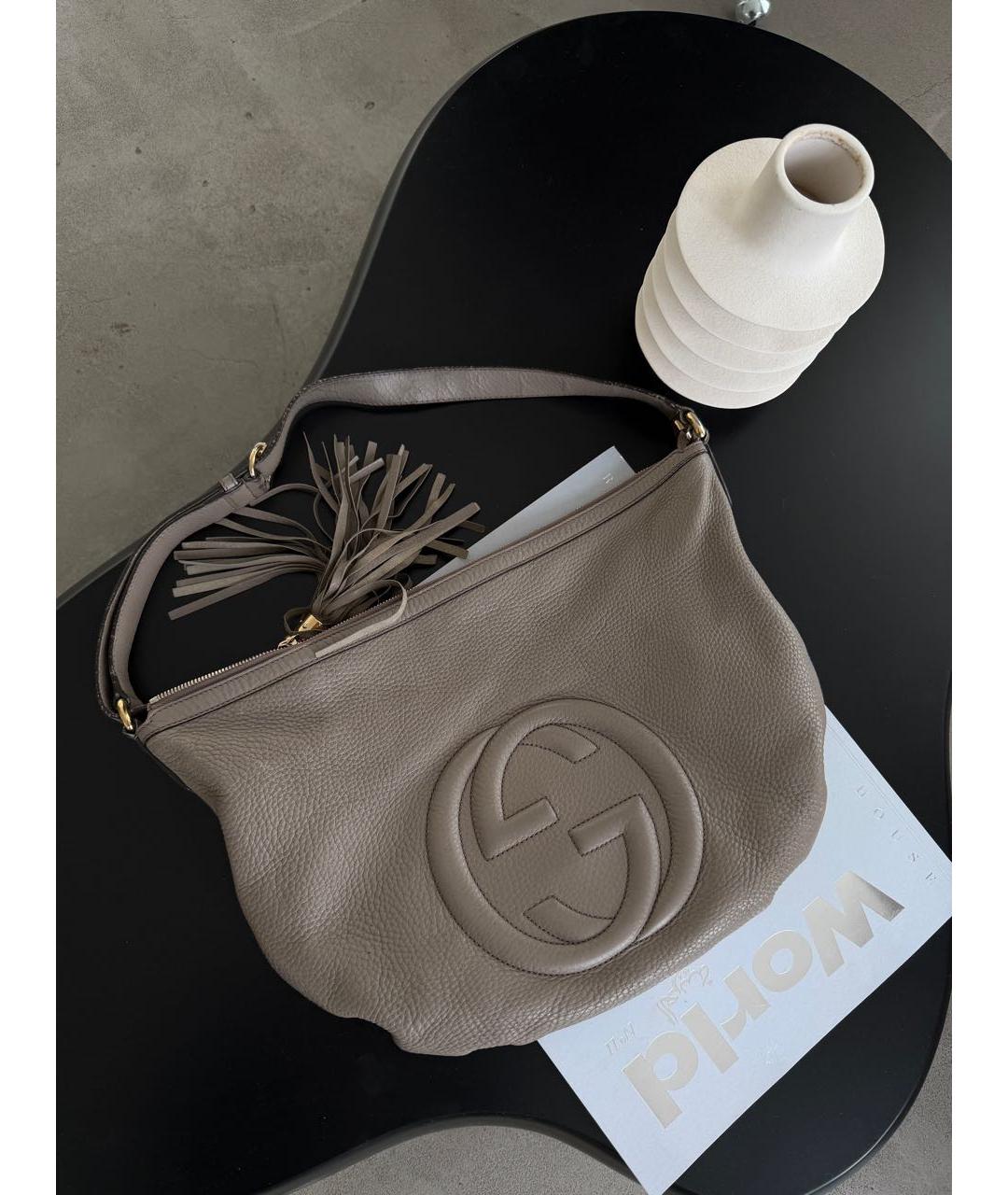 GUCCI Кожаная сумка через плечо, фото 3