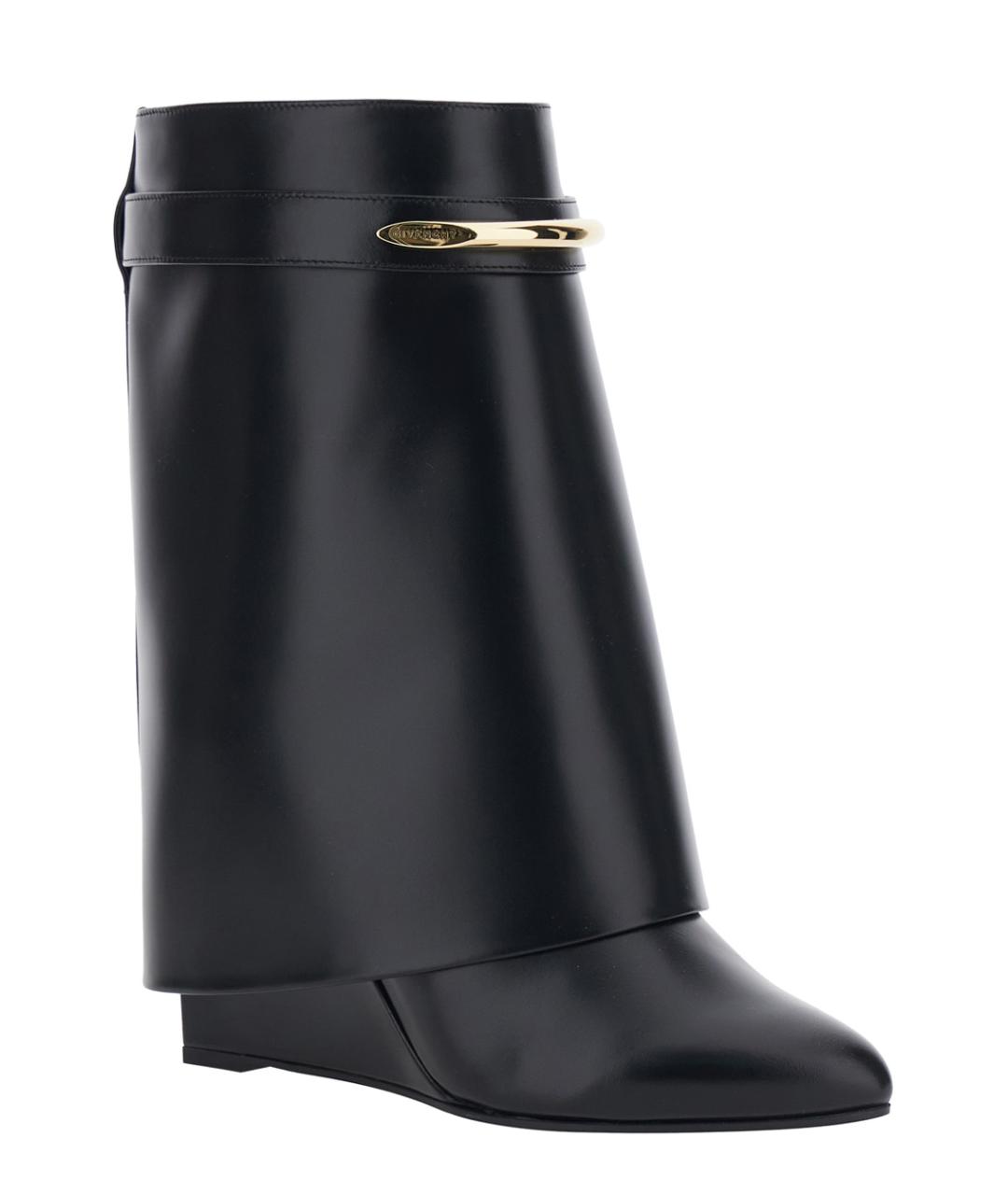 GIVENCHY Черные кожаные ботильоны, фото 2