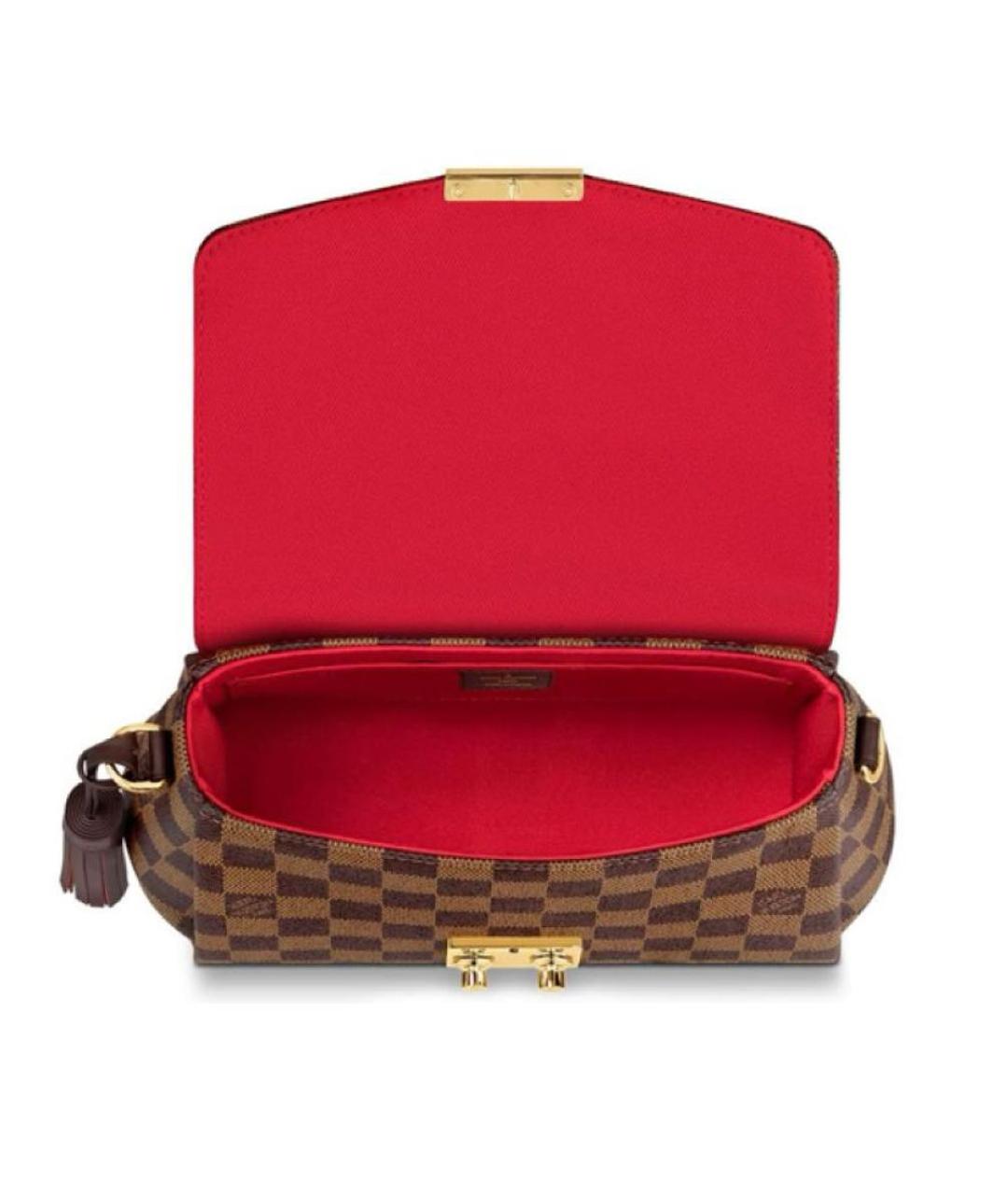 LOUIS VUITTON Коричневая сумка с короткими ручками, фото 6