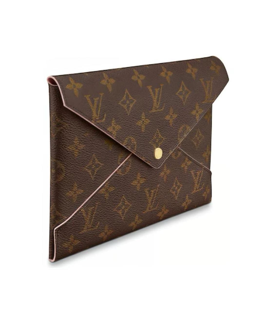 LOUIS VUITTON Коричневая косметичка, фото 3