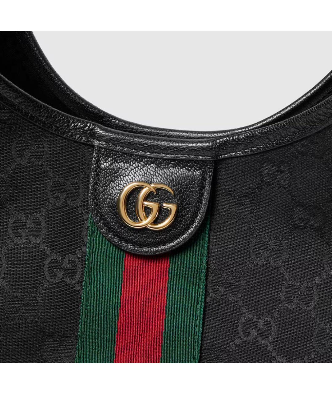GUCCI Черная сумка тоут, фото 4