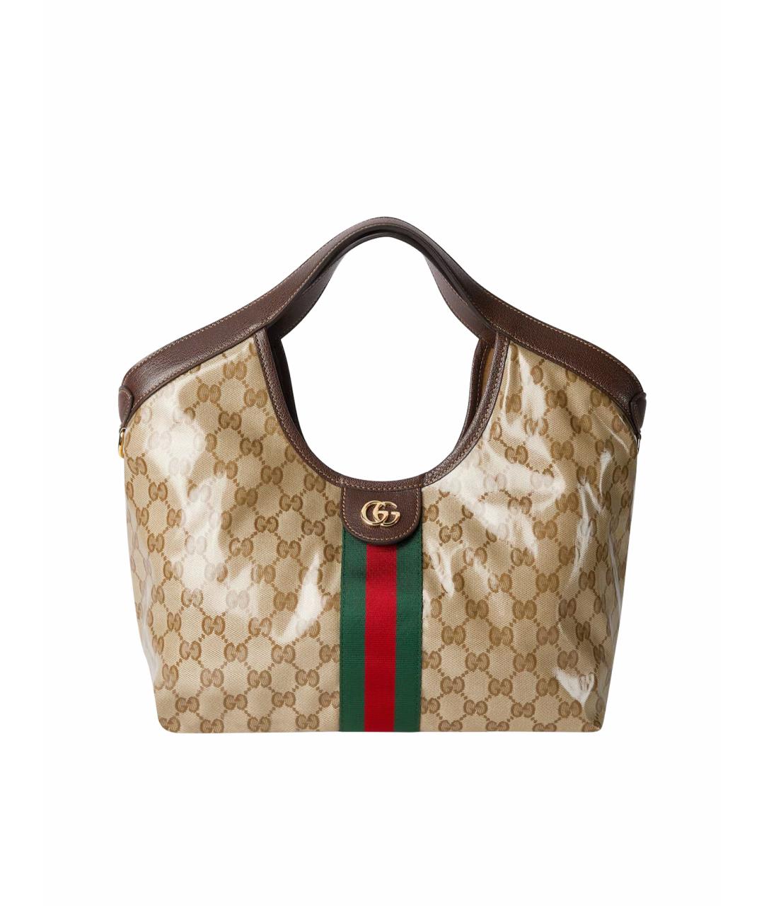 GUCCI Бежевая сумка тоут, фото 1