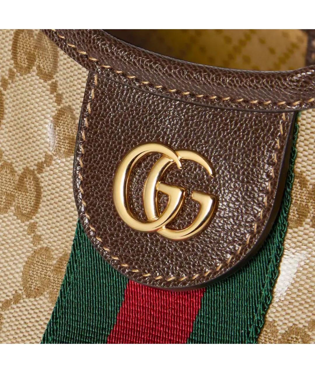 GUCCI Бежевая сумка тоут, фото 4
