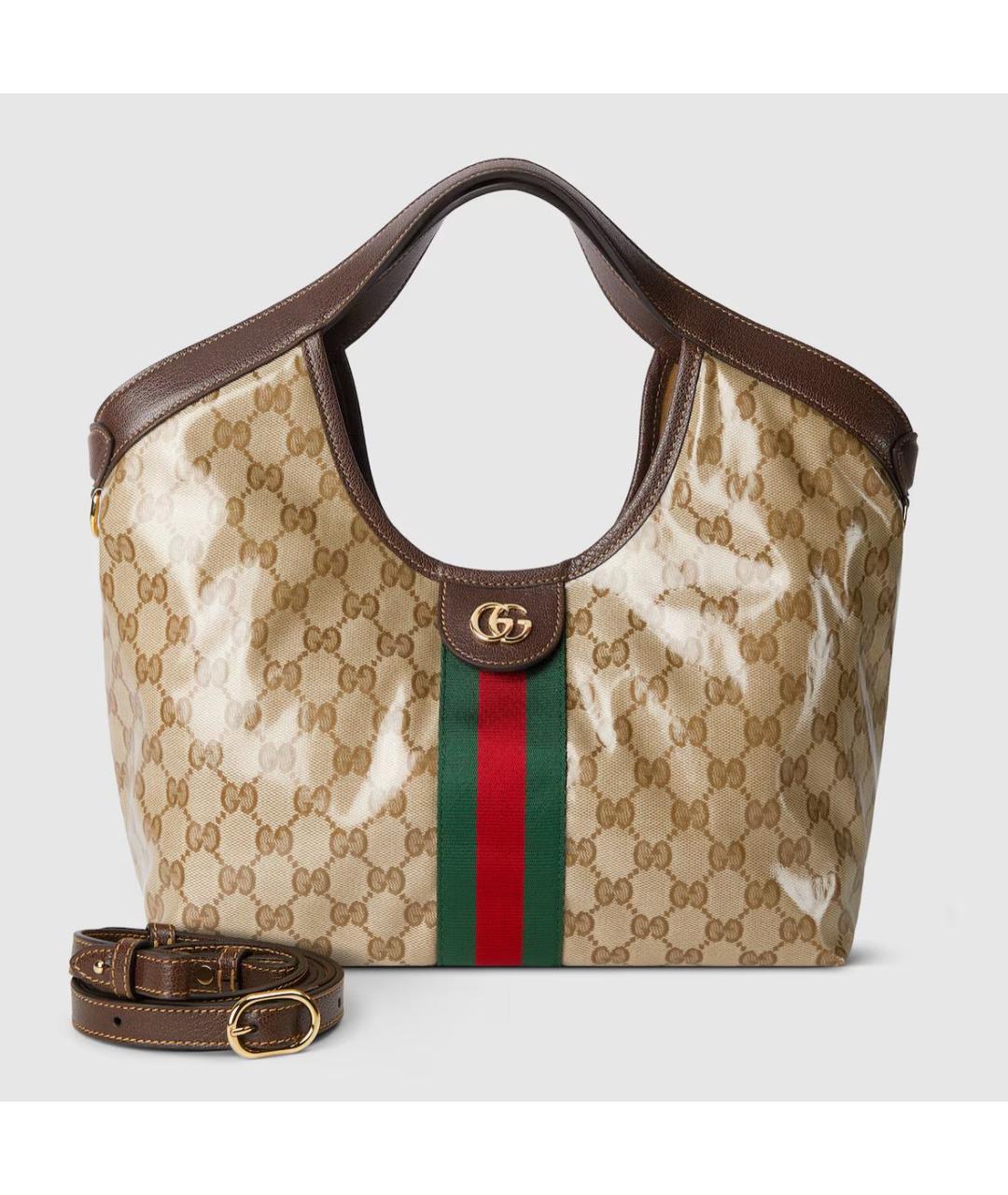 GUCCI Бежевая сумка тоут, фото 5