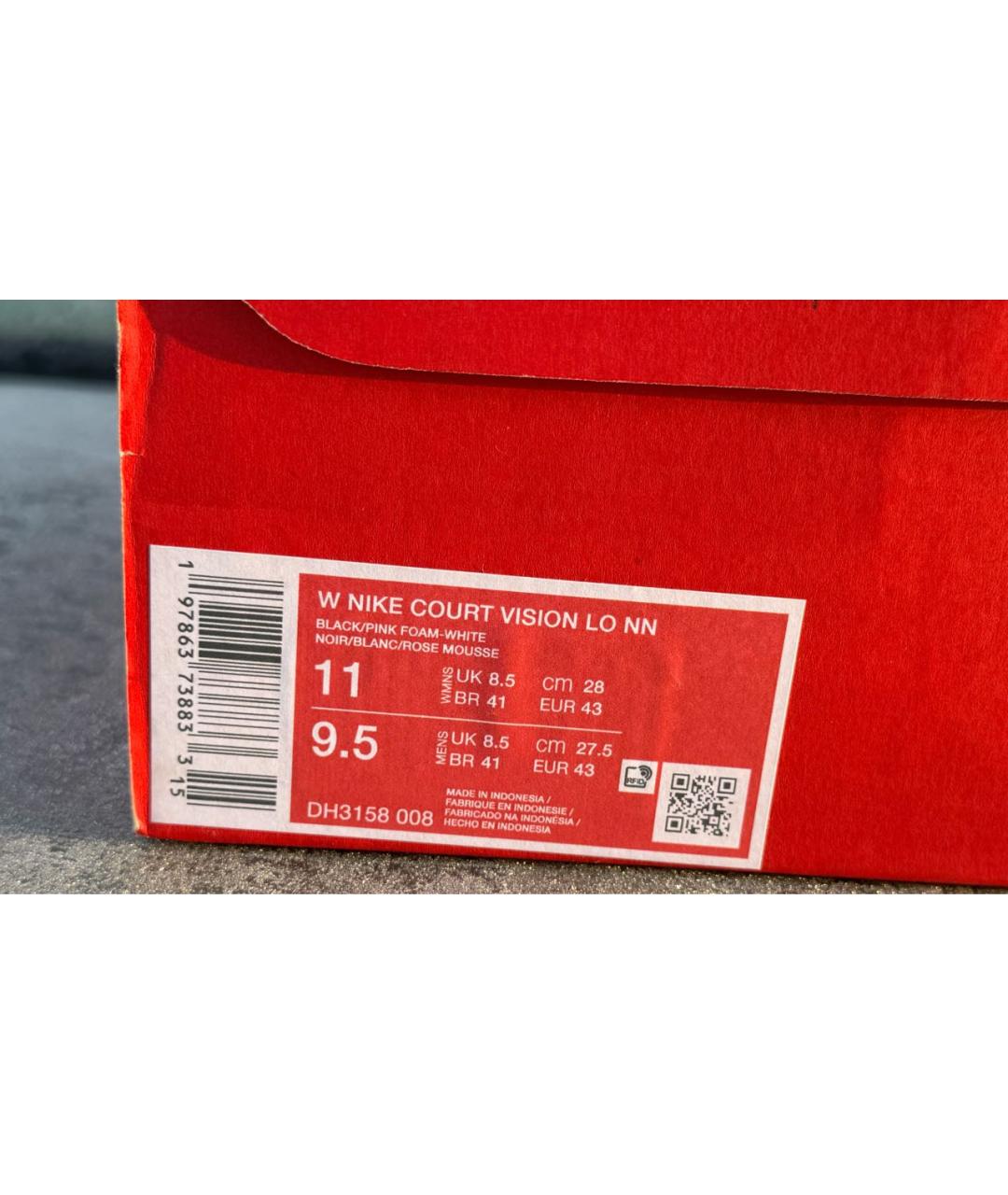 NIKE Черные кеды из искусственной кожи, фото 6