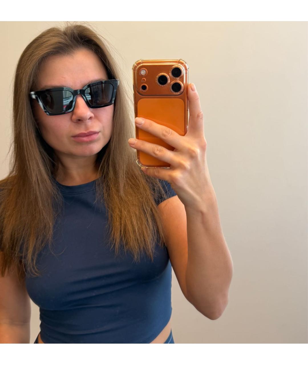 BURBERRY Черные пластиковые солнцезащитные очки, фото 5