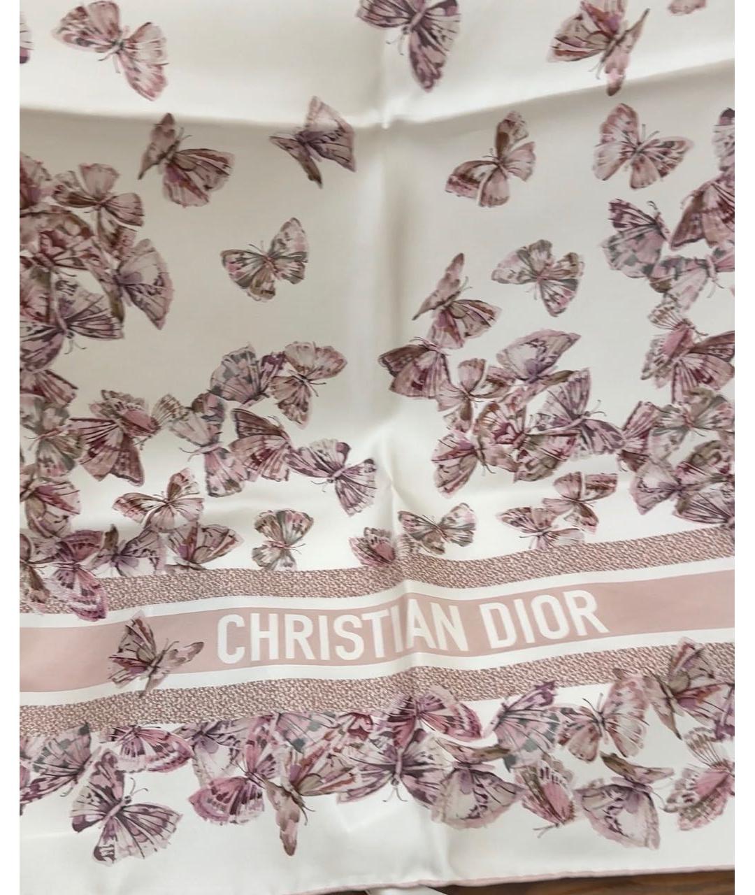 CHRISTIAN DIOR Розовый платок, фото 2