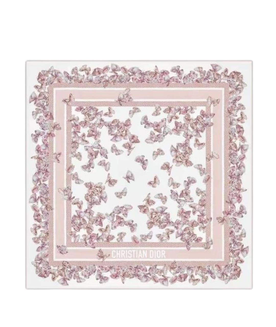 CHRISTIAN DIOR Розовый платок, фото 1