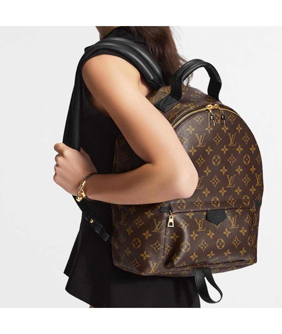 LOUIS VUITTON Коричневый рюкзак, фото 3