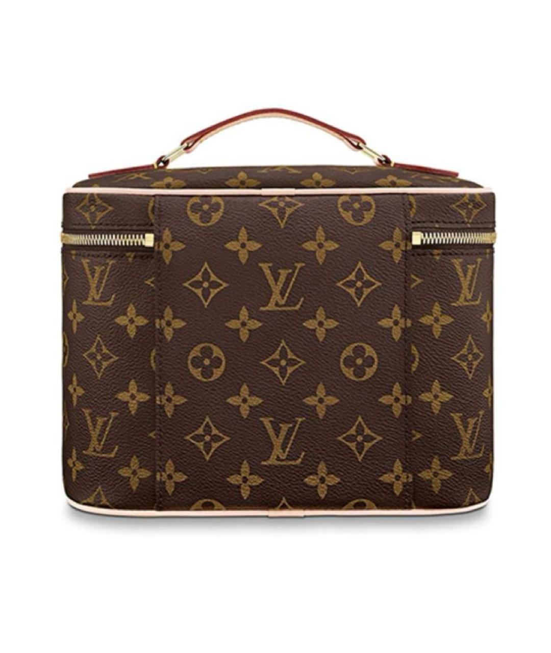 LOUIS VUITTON Коричневая косметичка, фото 3