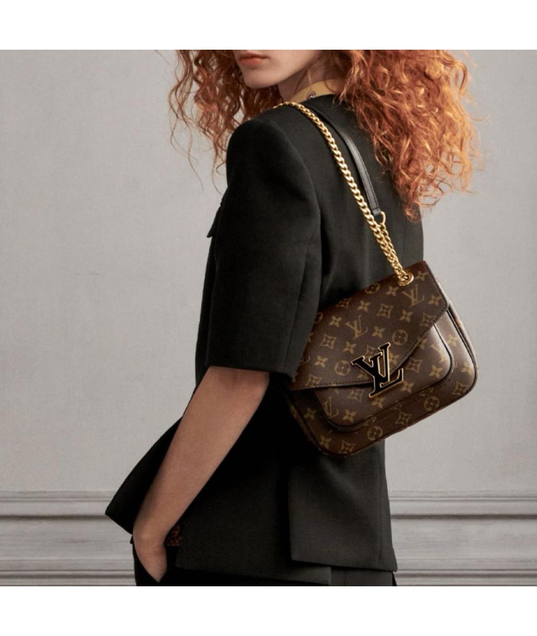 LOUIS VUITTON Коричневая сумка через плечо, фото 2