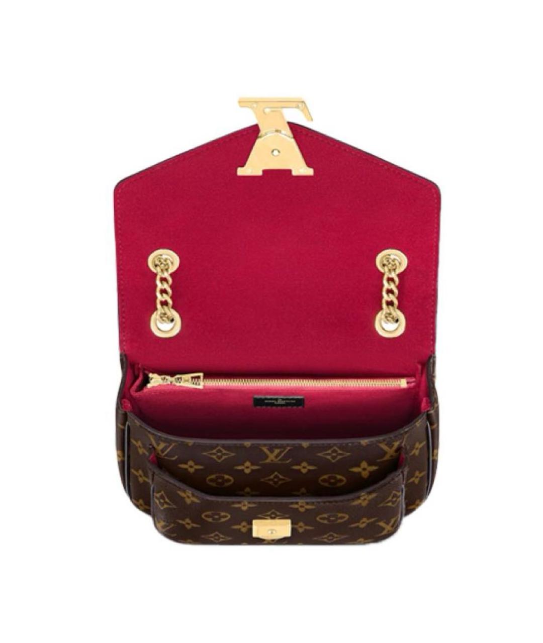 LOUIS VUITTON Коричневая сумка через плечо, фото 5