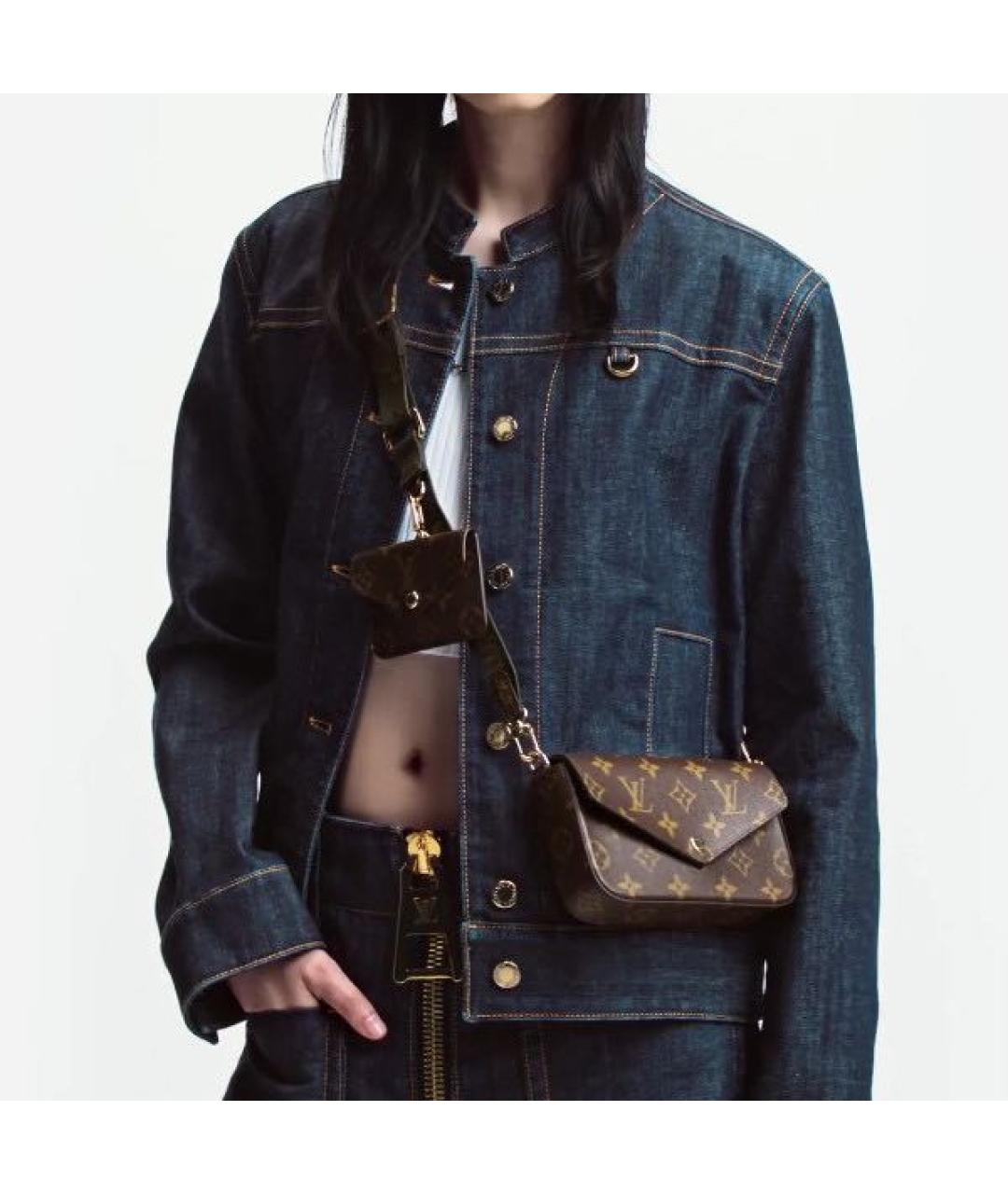 LOUIS VUITTON Коричневая сумка через плечо, фото 2