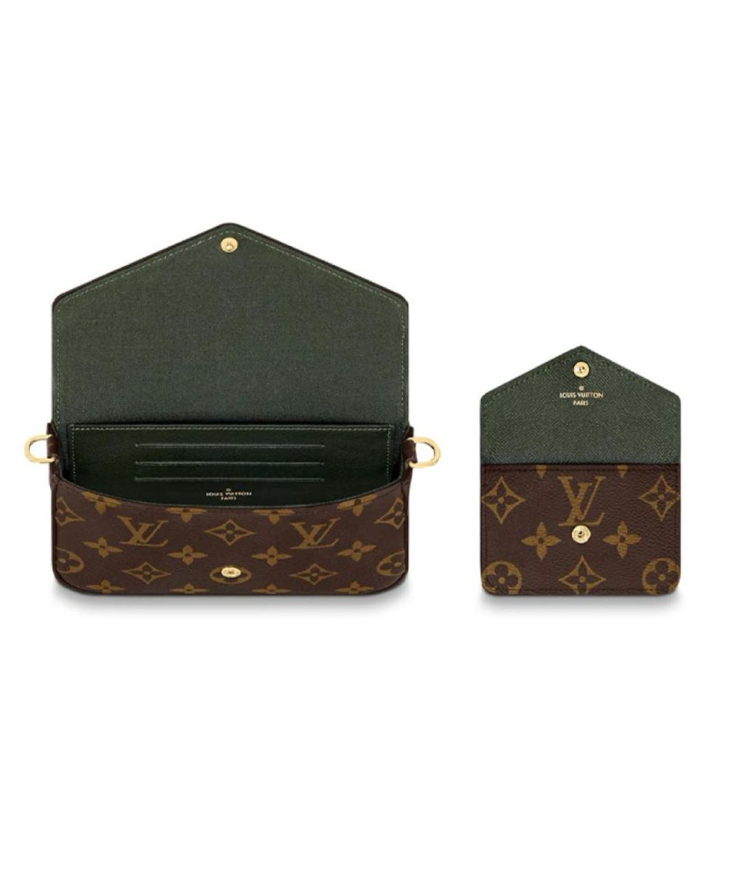 LOUIS VUITTON Коричневая сумка через плечо, фото 6