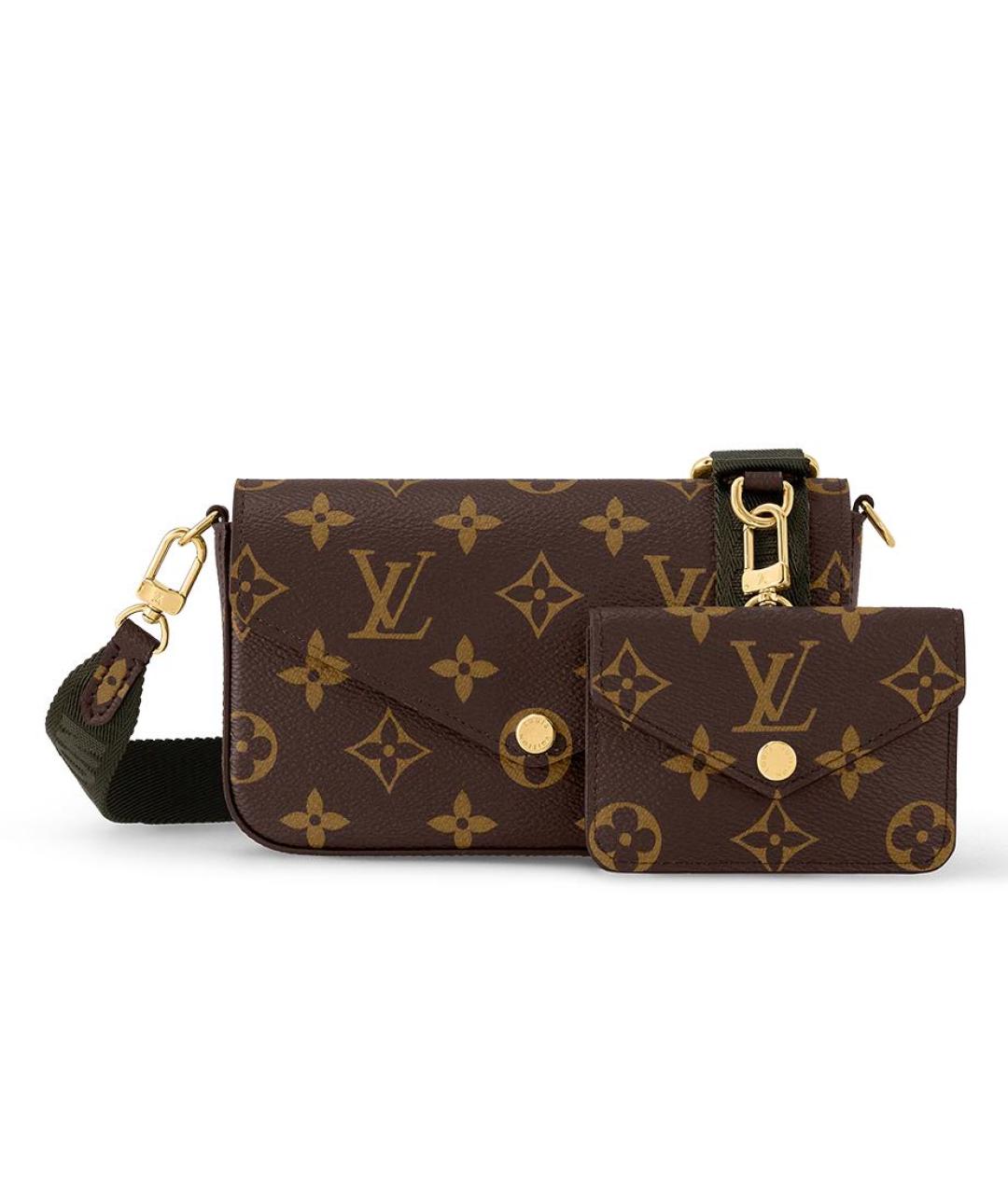 LOUIS VUITTON Коричневая сумка через плечо, фото 1