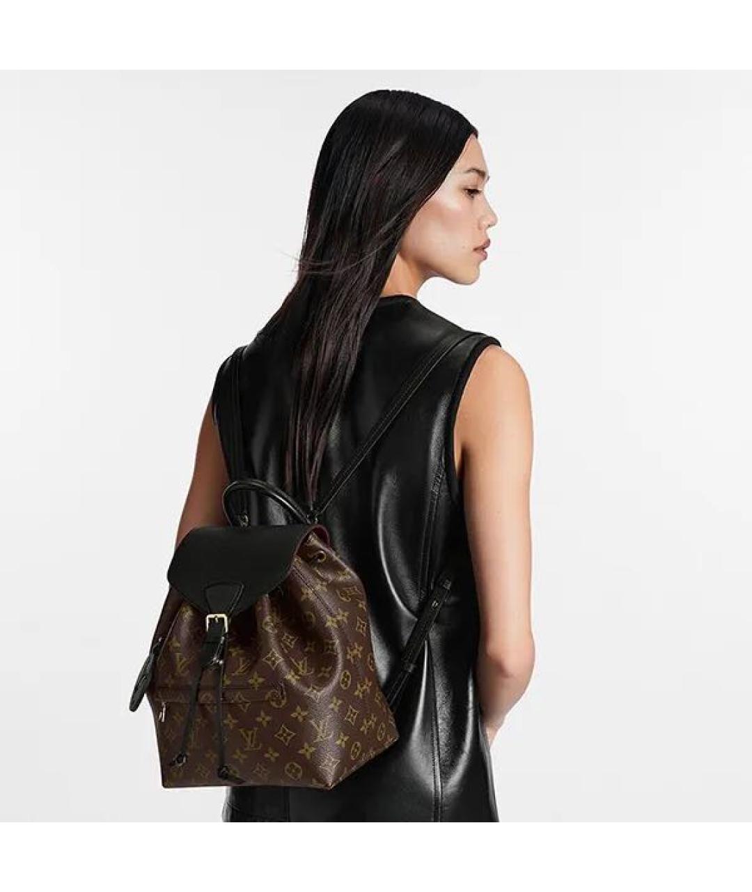 LOUIS VUITTON Коричневый рюкзак, фото 2