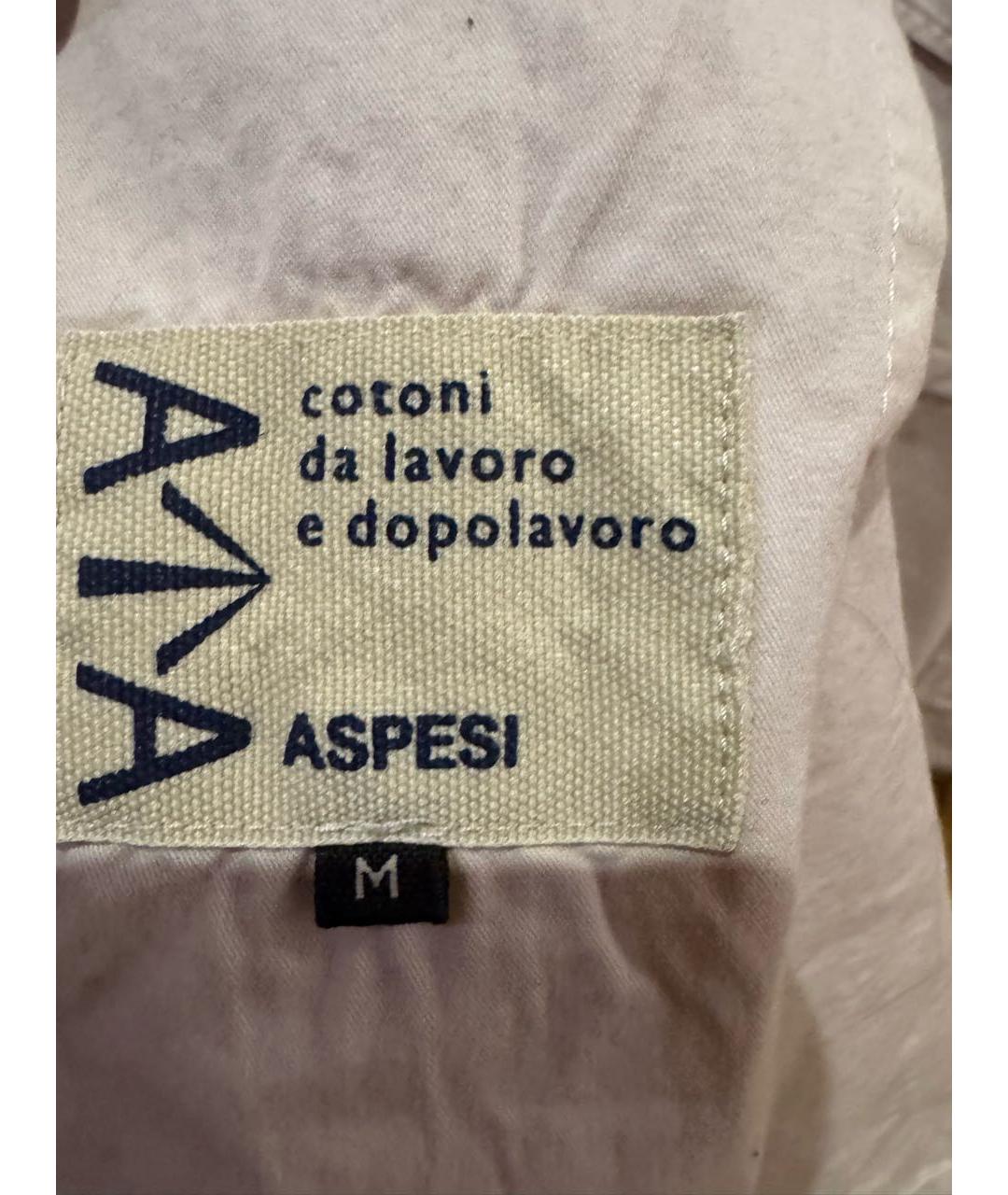 ASPESI Бежевая хлопковая кэжуал рубашка, фото 5
