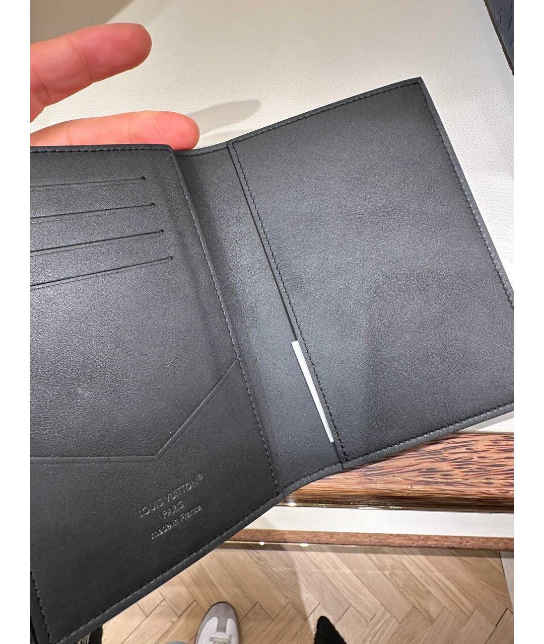LOUIS VUITTON Антрацитовый кардхолдер, фото 2