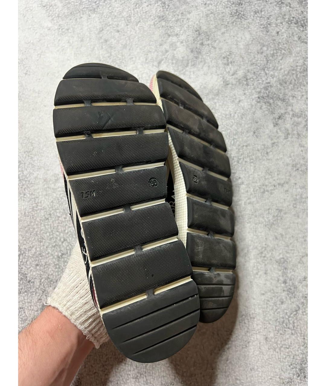 DOLCE&GABBANA Розовые текстильные кроссовки, фото 7