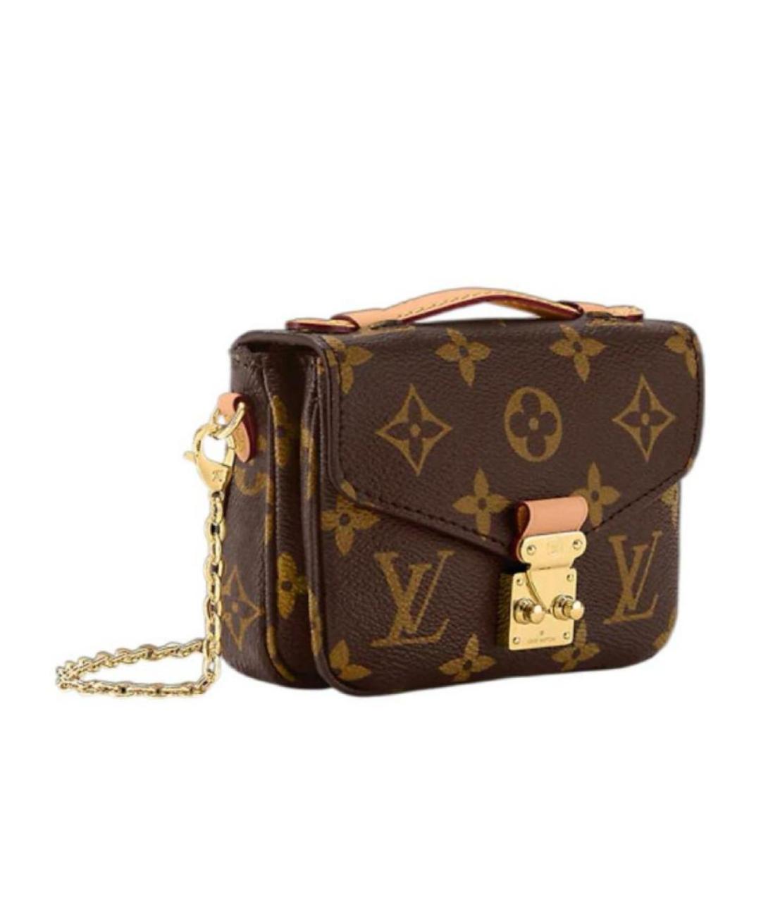 LOUIS VUITTON Коричневая сумка через плечо, фото 4