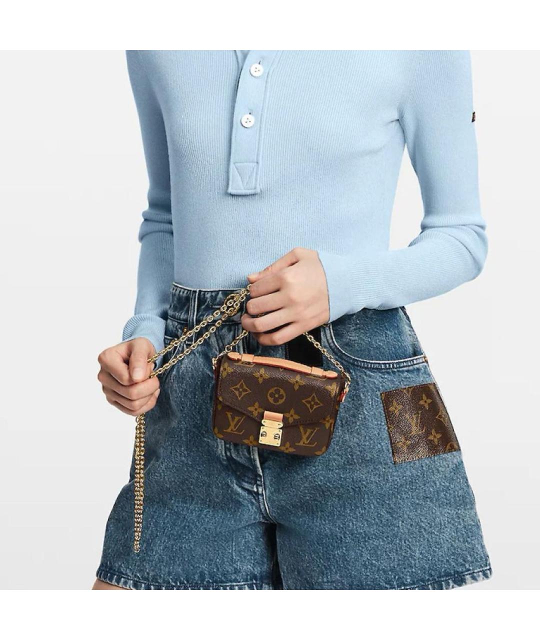 LOUIS VUITTON Коричневая сумка через плечо, фото 2