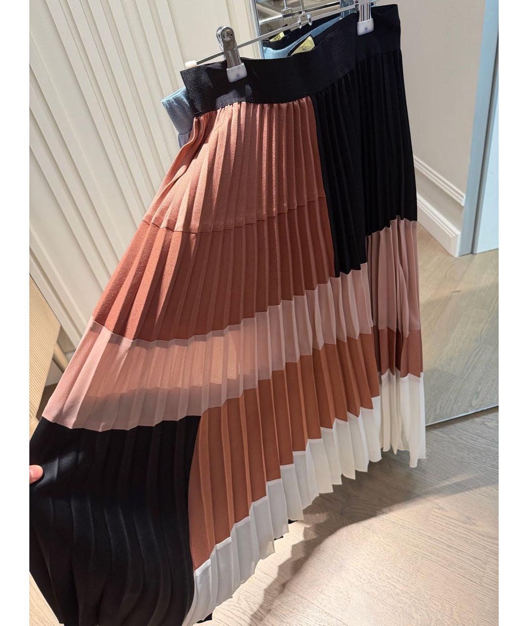 NUDE Мульти шифоновая юбка миди, фото 4