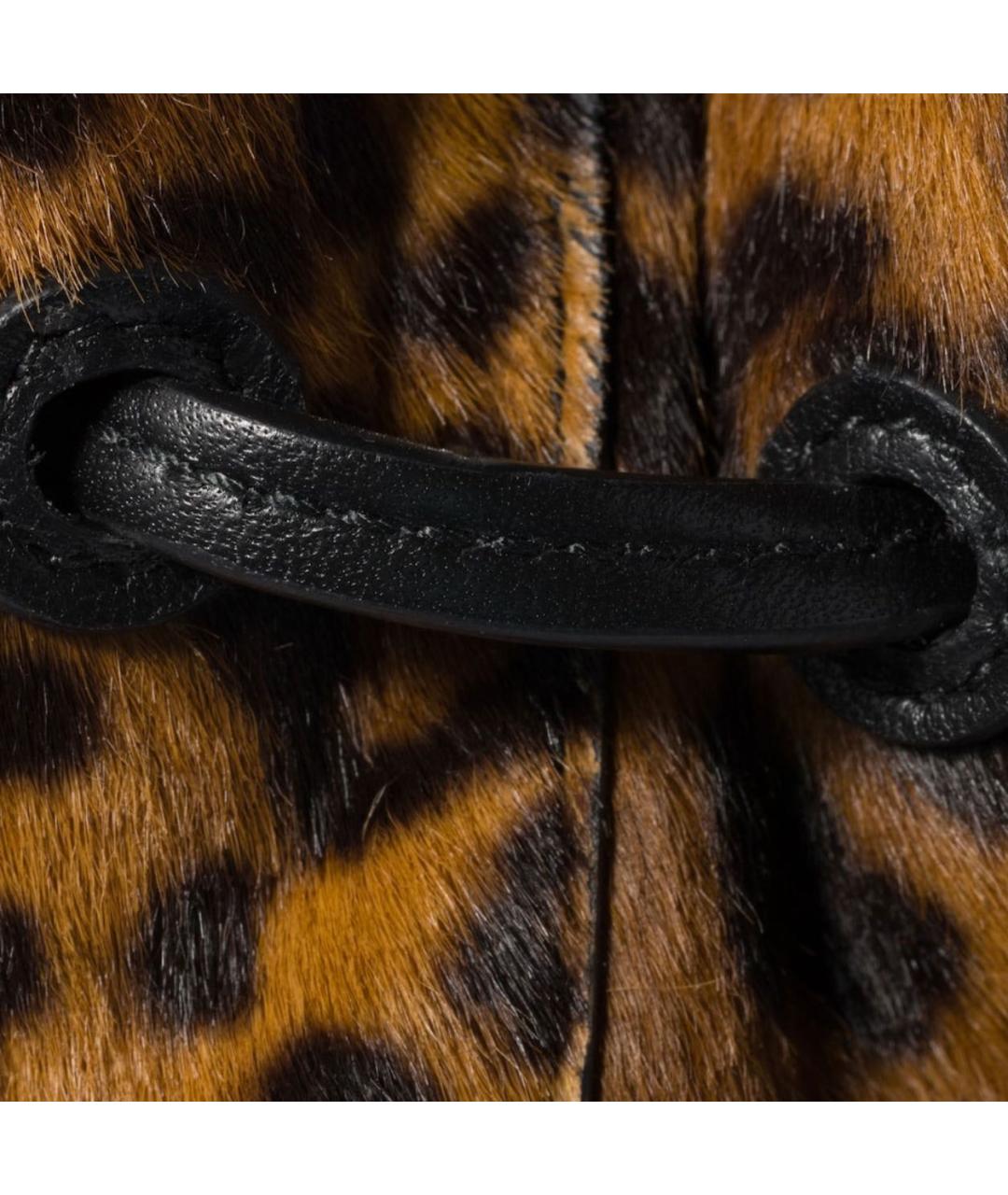 MIU MIU Коричневый кожаный рюкзак, фото 4