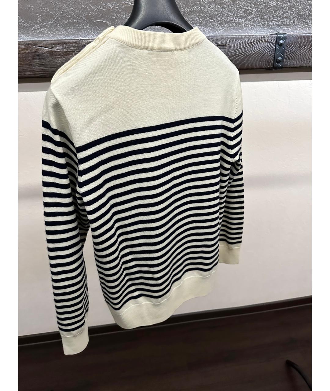 ALEXANDER MCQUEEN Белый шерстяной джемпер / свитер, фото 5