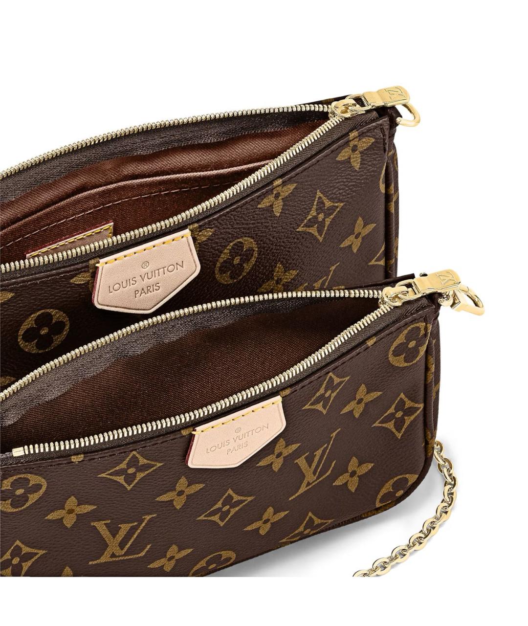 LOUIS VUITTON Коричневая сумка через плечо, фото 5