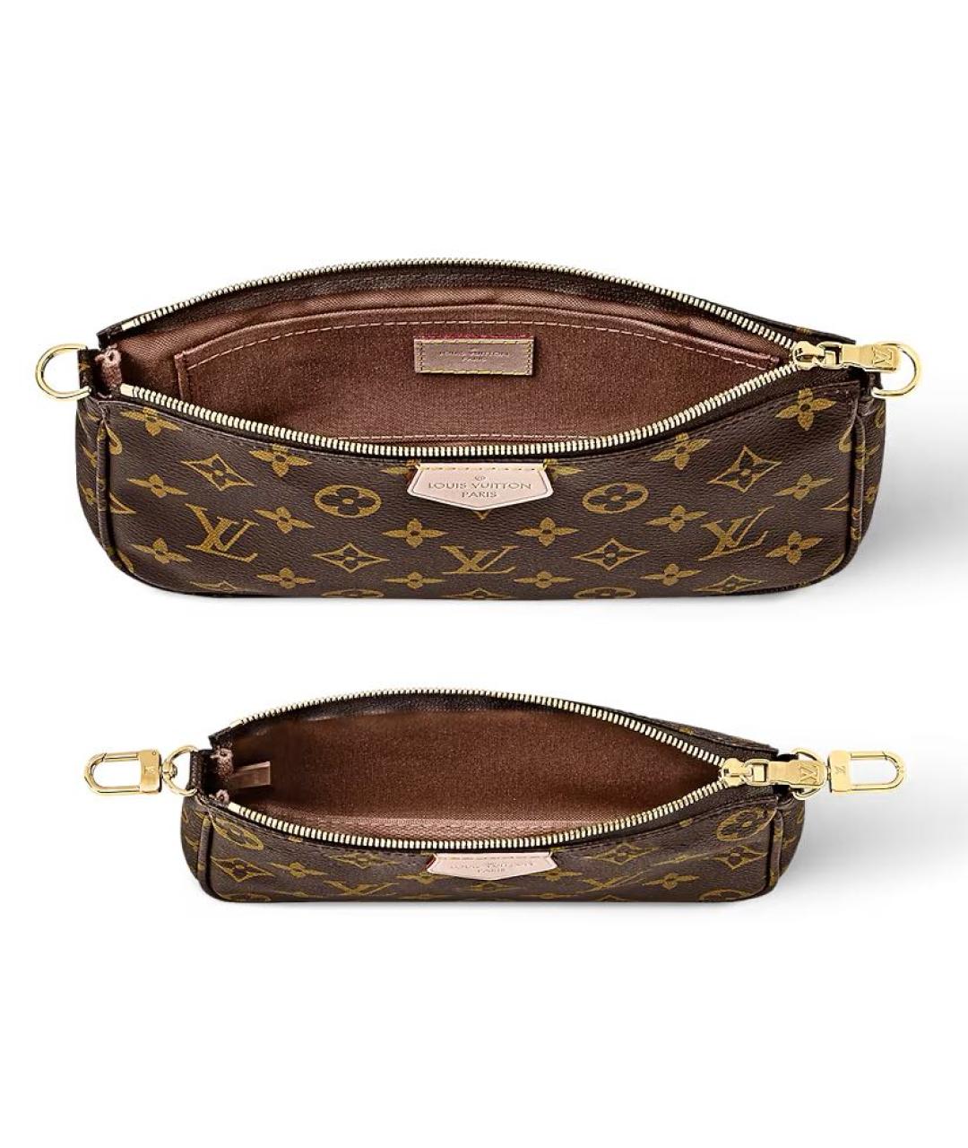 LOUIS VUITTON Коричневая сумка через плечо, фото 4