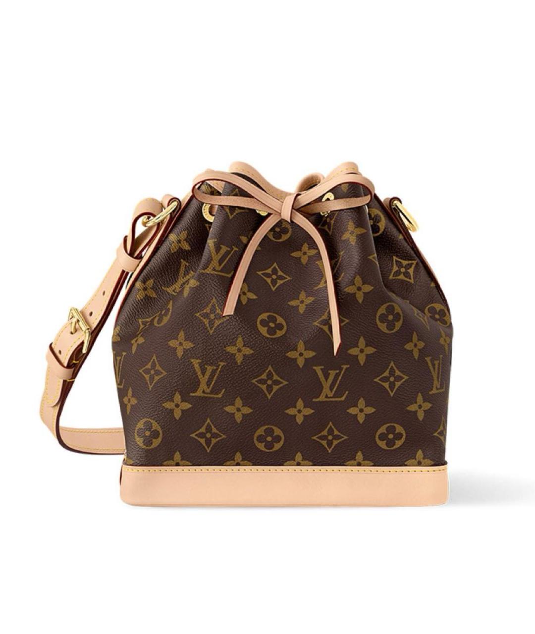 LOUIS VUITTON Коричневая кожаная сумка через плечо, фото 1