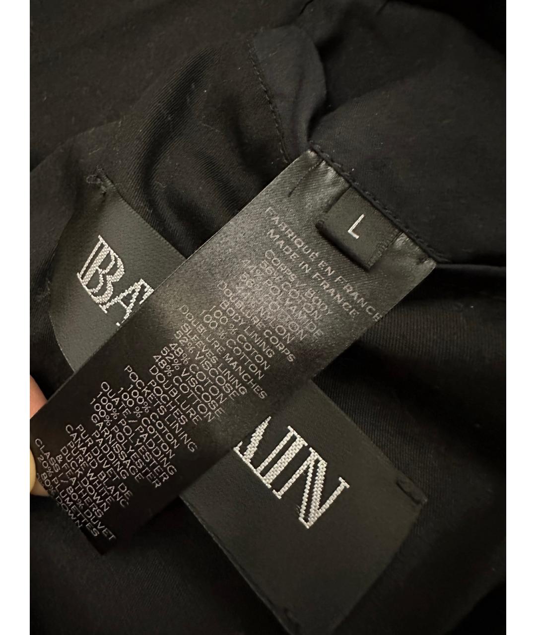 BALMAIN Черная хлопковая куртка, фото 9