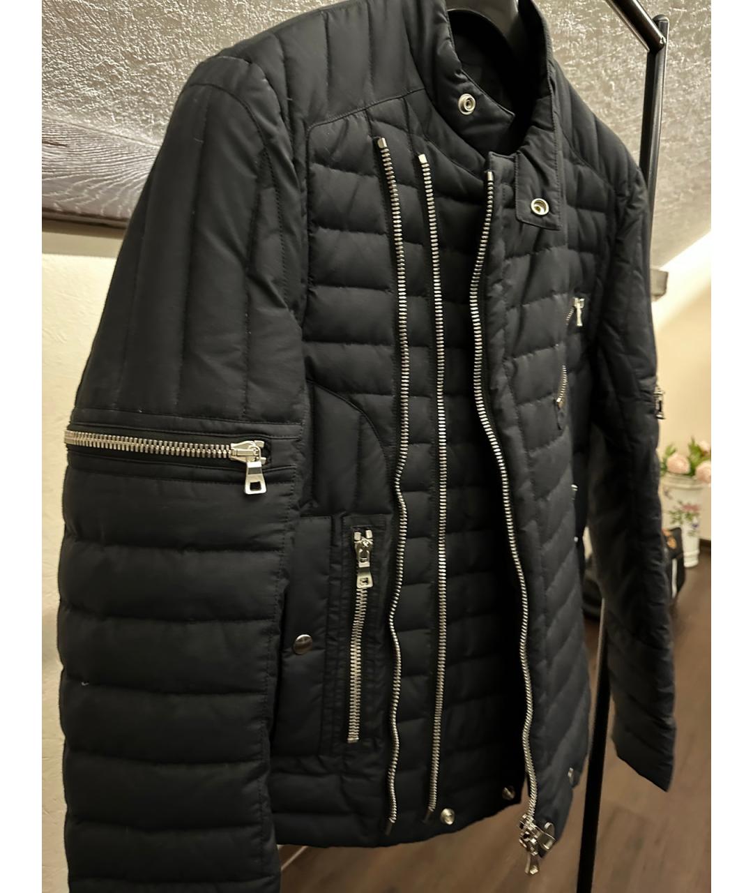 BALMAIN Черная хлопковая куртка, фото 5