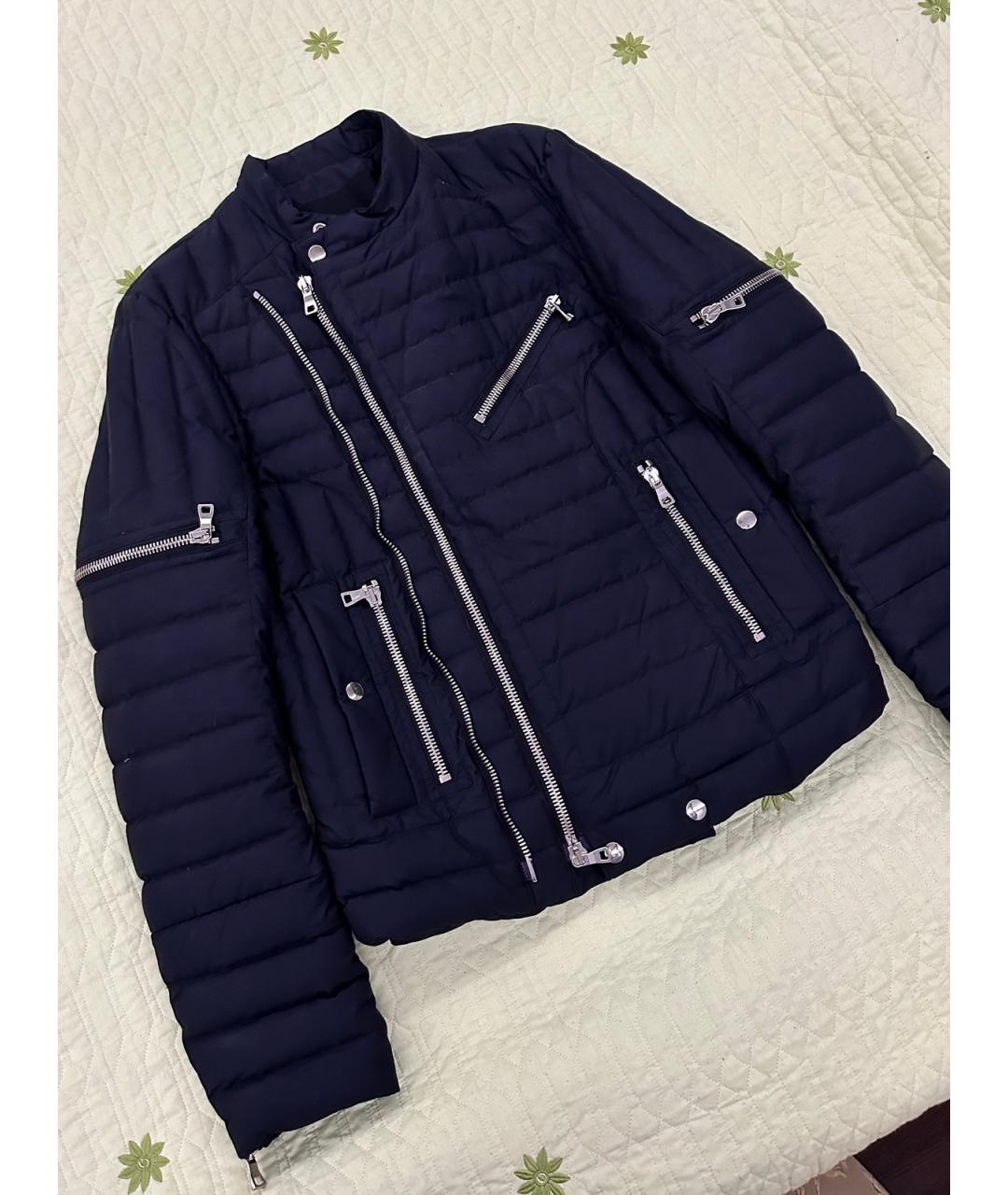 BALMAIN Черная хлопковая куртка, фото 2