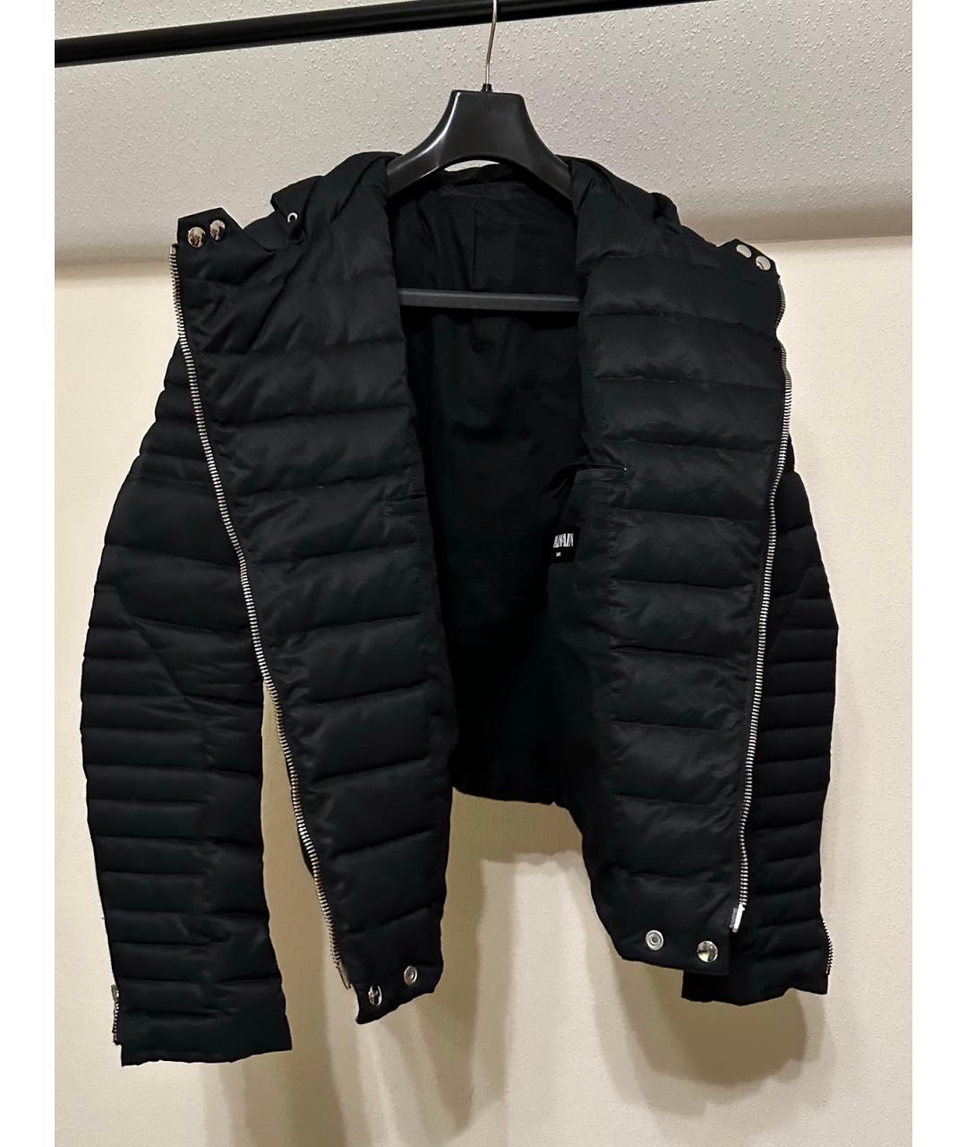 BALMAIN Черный хлопковый пуховик, фото 7